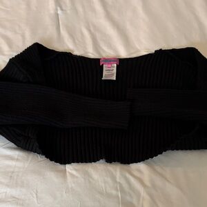 Edikted black cropped shrug